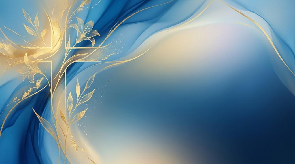 Muted landscape background for stillness and prayer themes