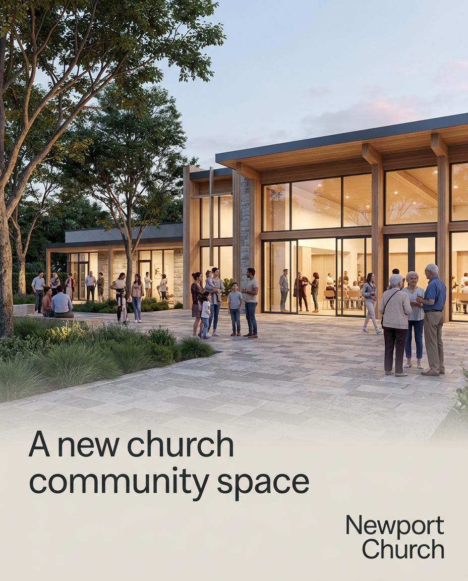 Community church campaign graphic example